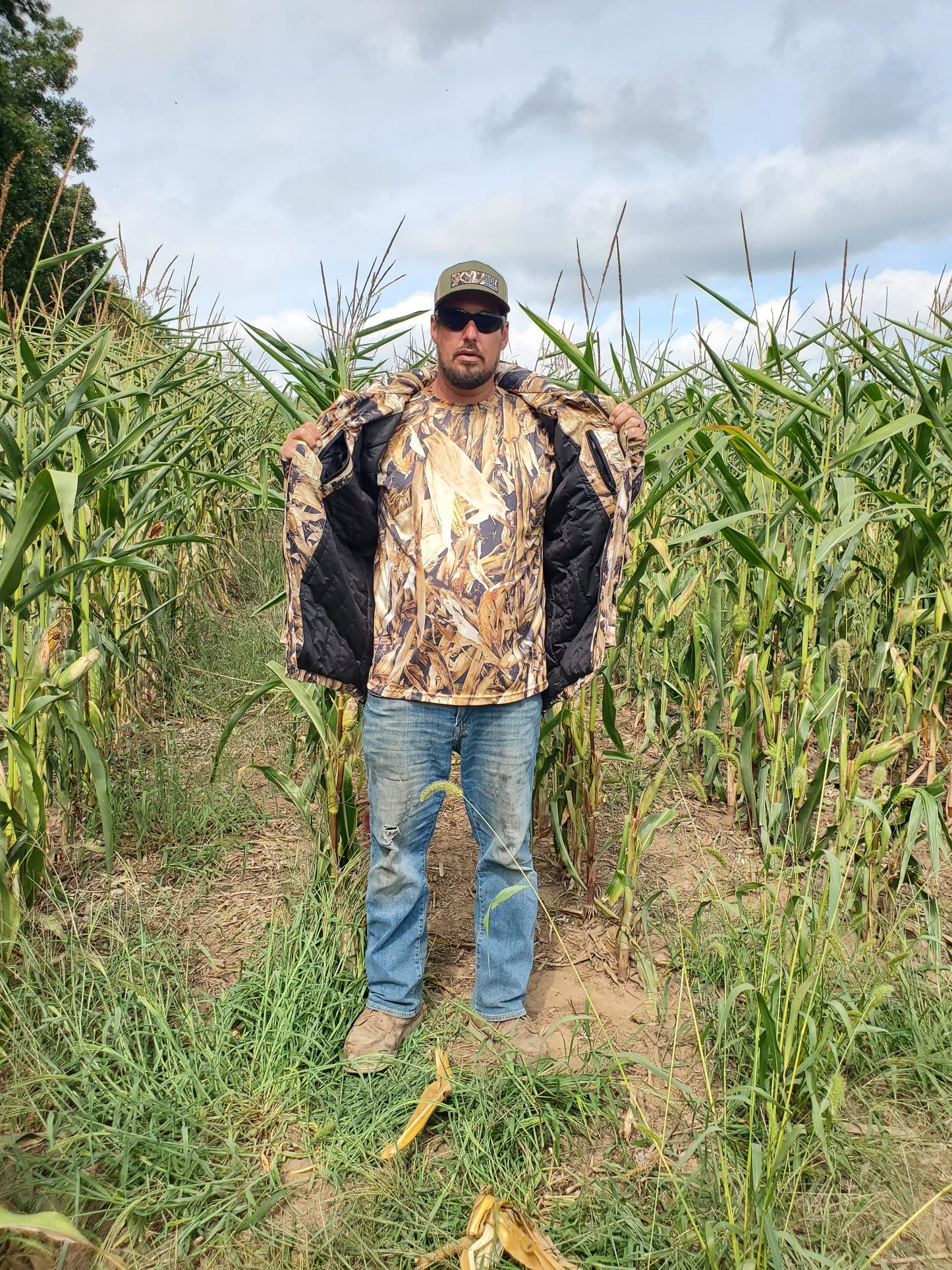 CLEARANCE - FALL CORN STALK - "HELL YES! Series" - Water Resistant, Mid-weight Jacket