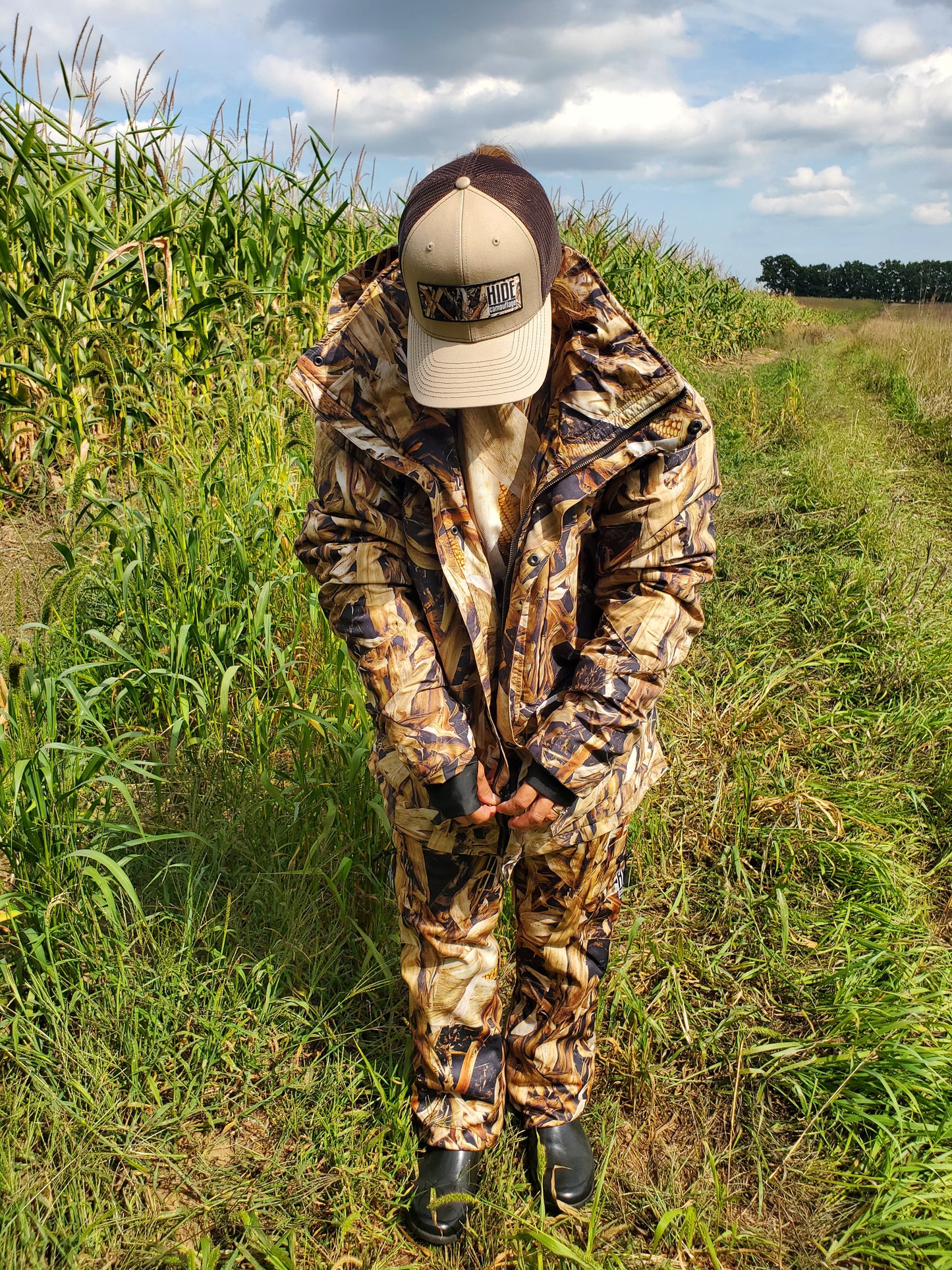 CLEARANCE - FALL CORN STALK - "HELL YES! Series" - Water Resistant, Mid-weight Jacket