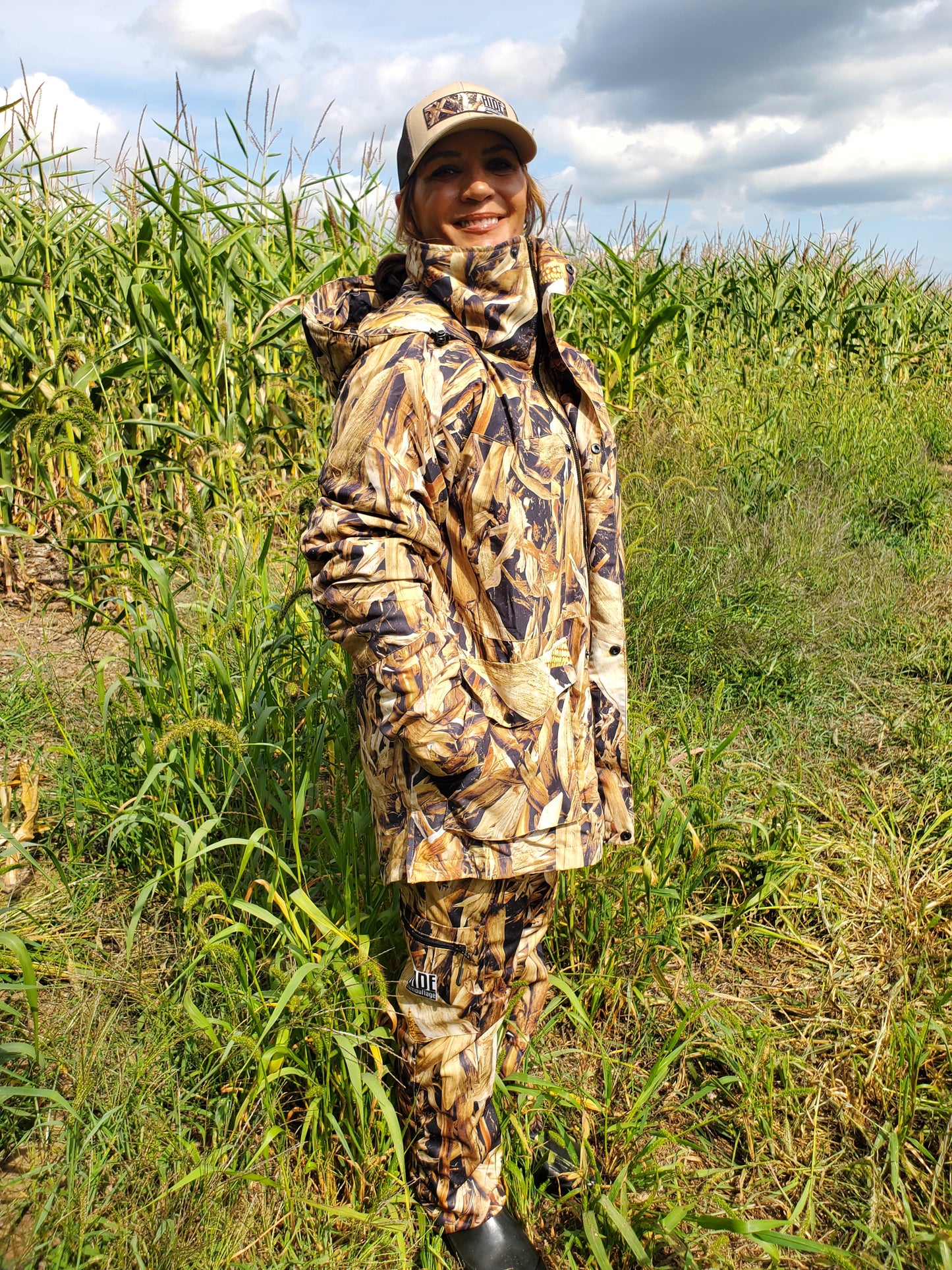 CLEARANCE - FALL CORN STALK - "HELL YES! Series" - Water Resistant, Mid-weight Jacket