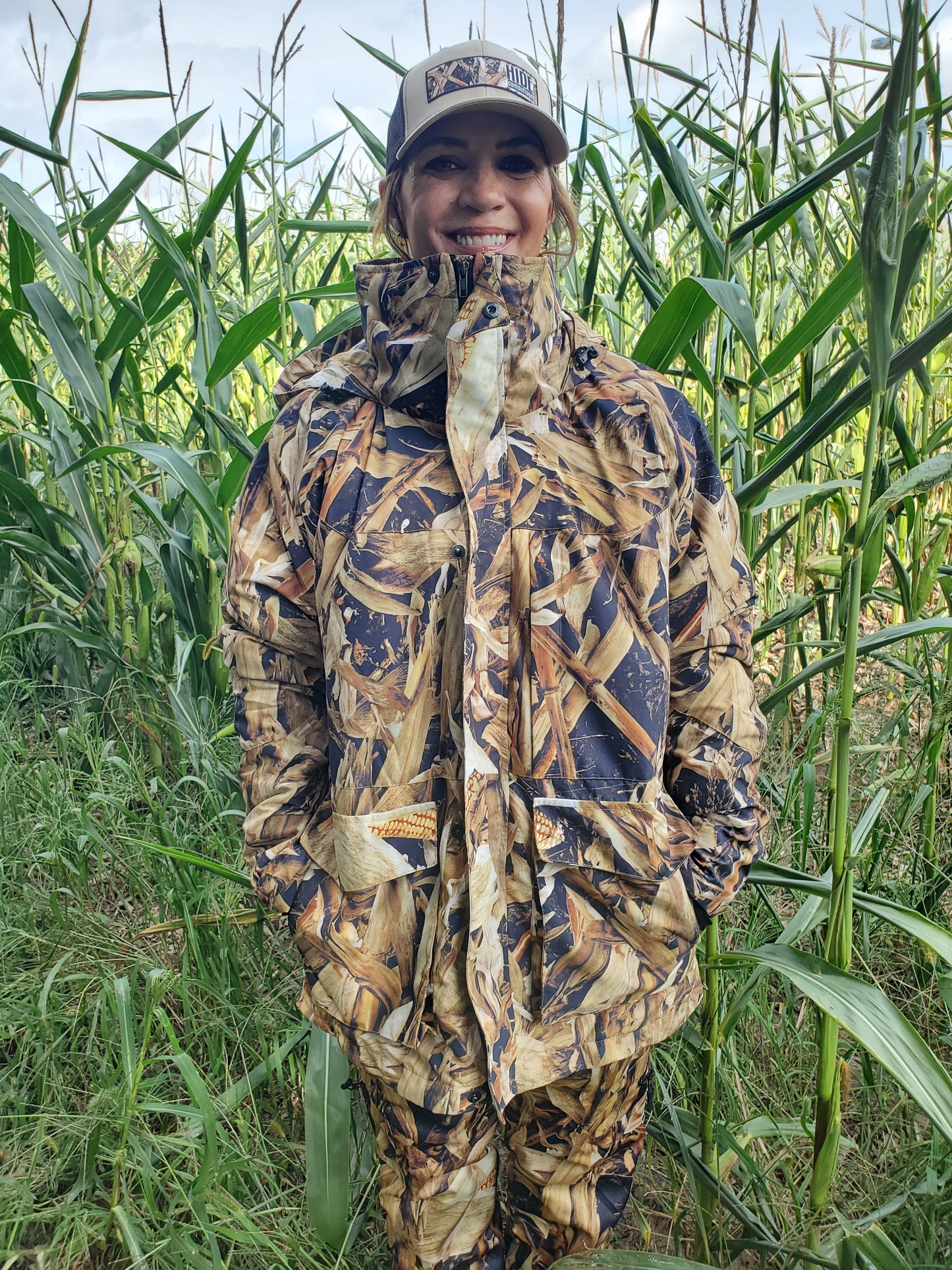 CLEARANCE - FALL CORN STALK - "HELL YES! Series" - Water Resistant, Mid-weight Jacket