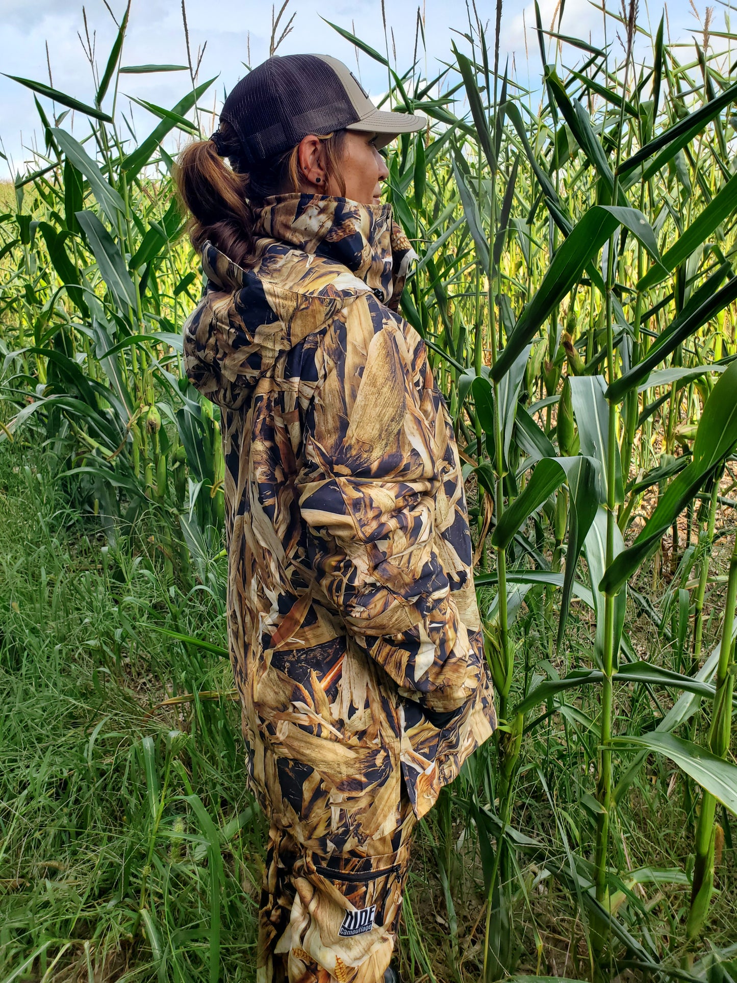 CLEARANCE - FALL CORN STALK - "HELL YES! Series" - Water Resistant, Mid-weight Jacket