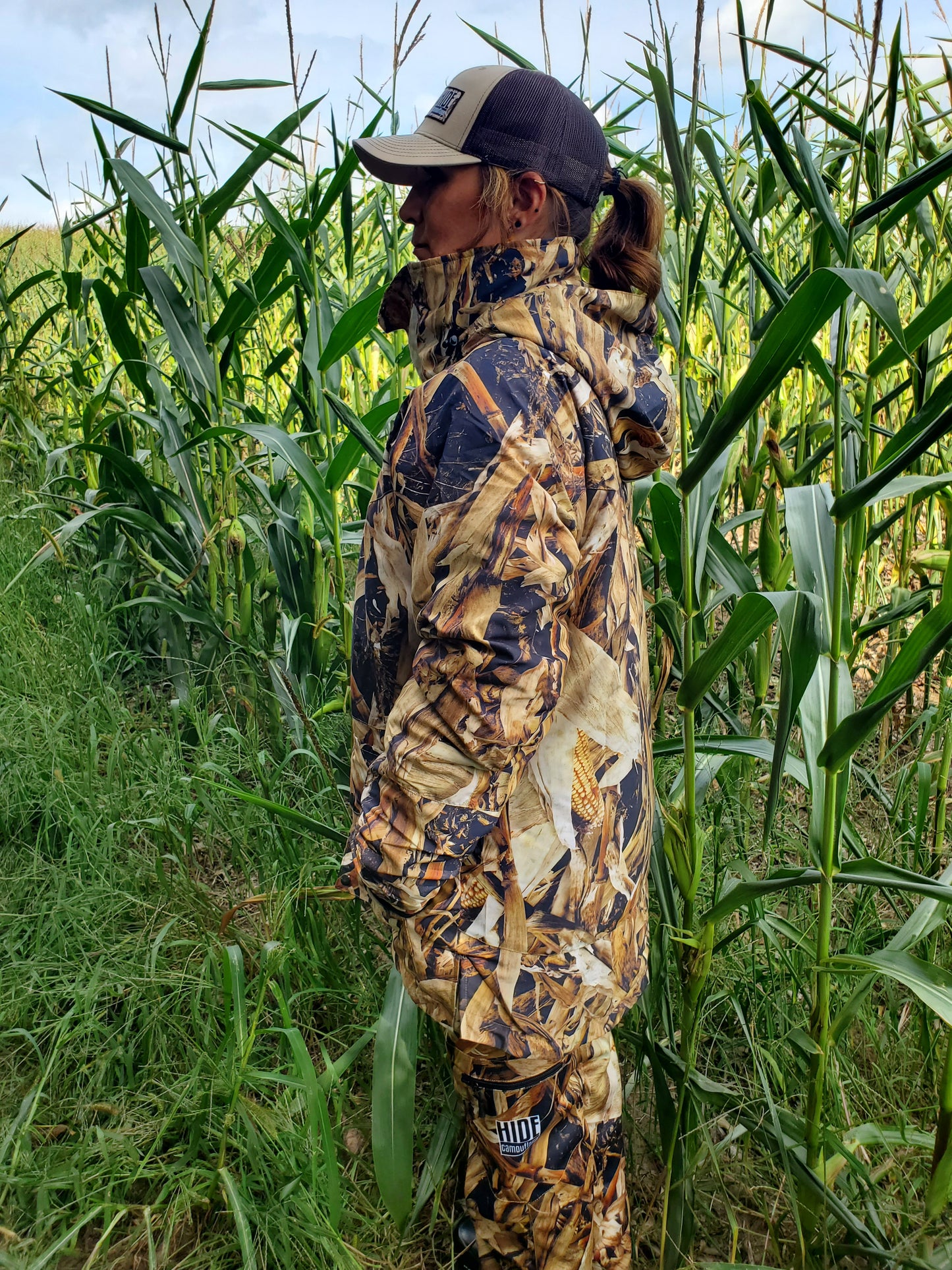CLEARANCE - FALL CORN STALK - "HELL YES! Series" - Water Resistant, Mid-weight Jacket