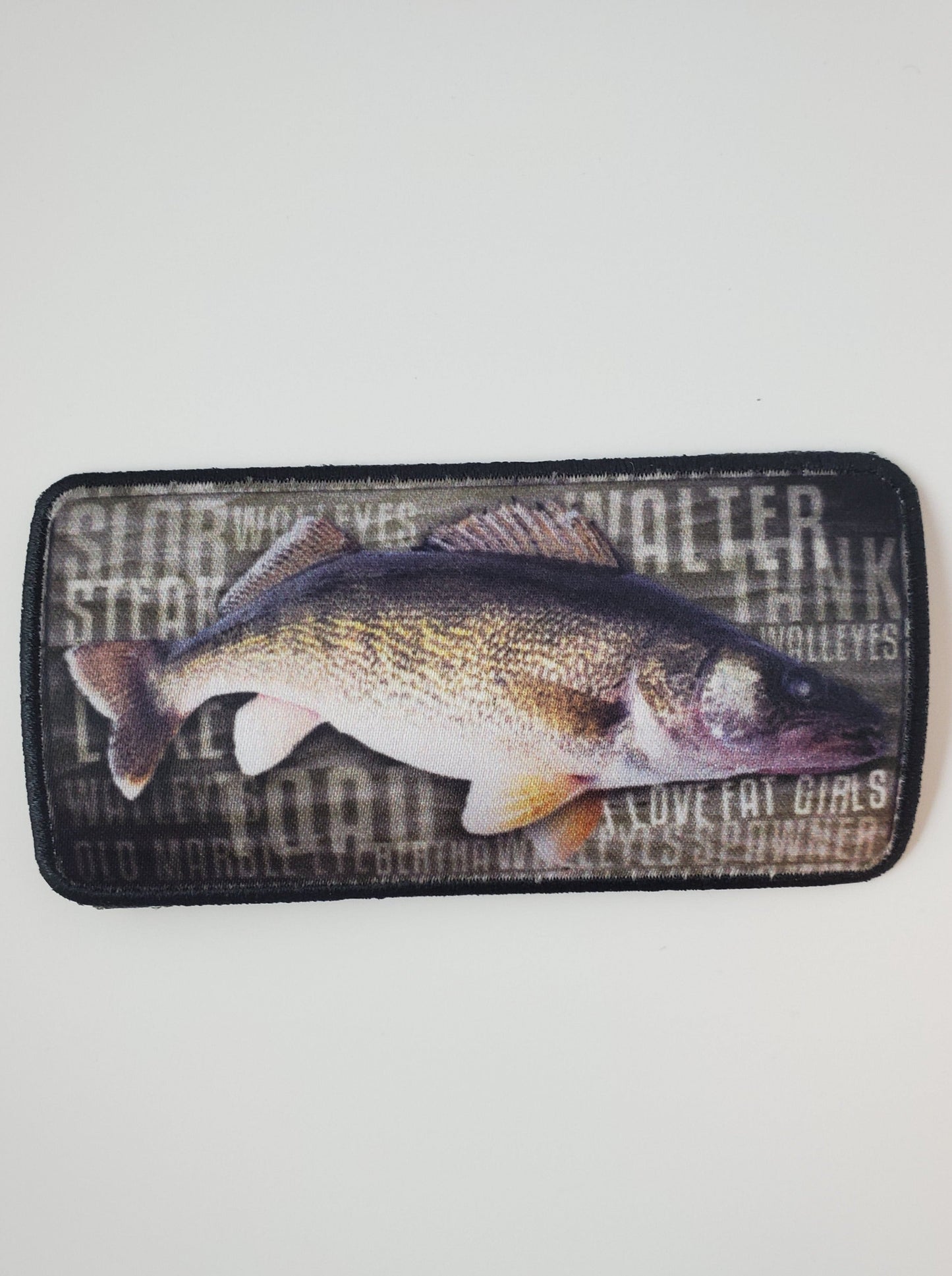 "I LOVE FAT GIRLS" Walleye Design Trucker Hat (Charcoal Mesh/ Black Fabric)