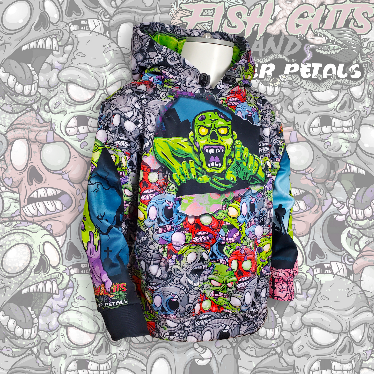 Fish Guts and Flower Petals - ZOMBIE - Hoodie