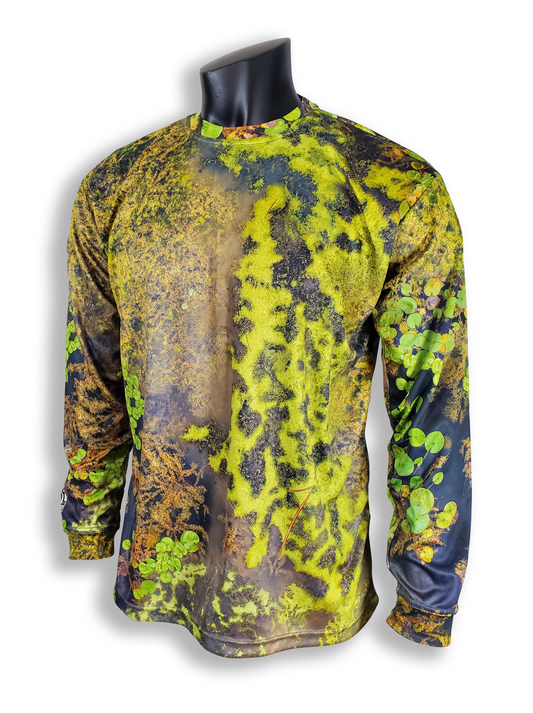 LIFESTYLE Fishing Apparel - Slop Camo - Long Sleeve Crew Collar T-Shirt