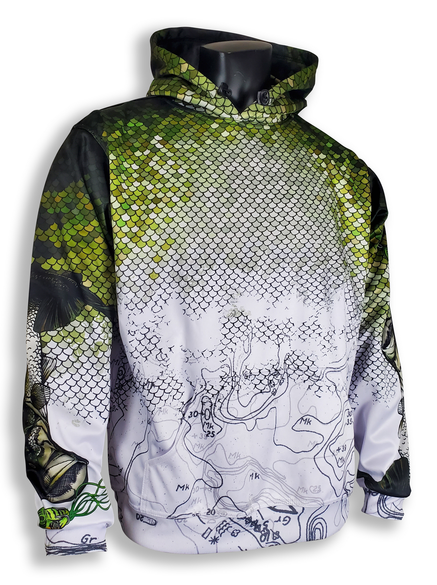 LIFESTYLE Fishing Apparel - Bass Scales - Hoodie
